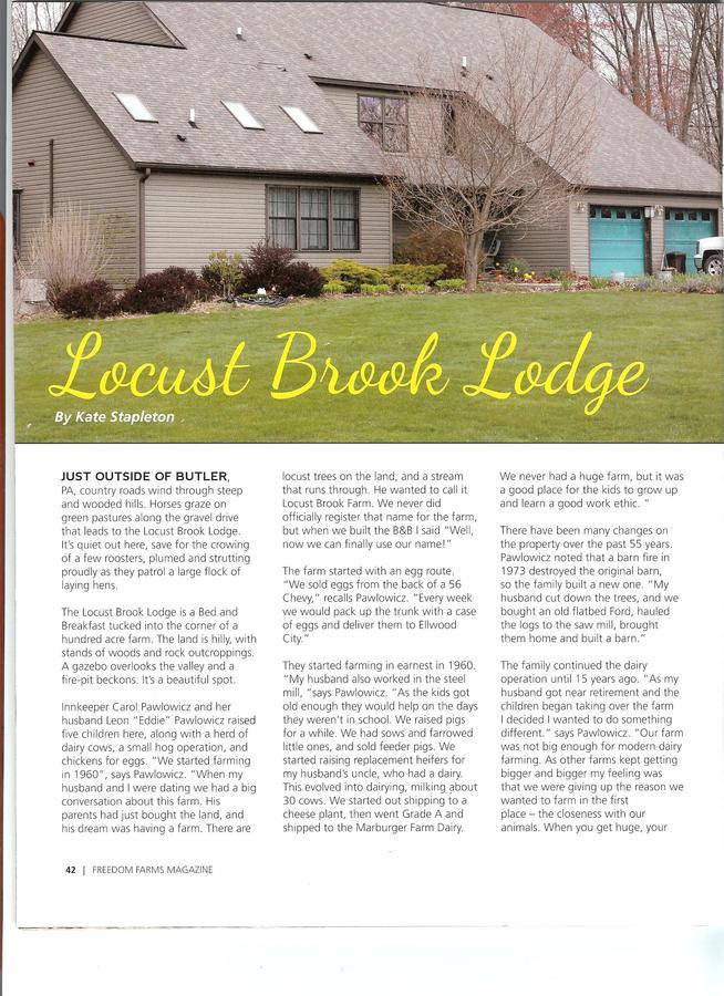 Locust Brook Lodge Butler Exterior foto